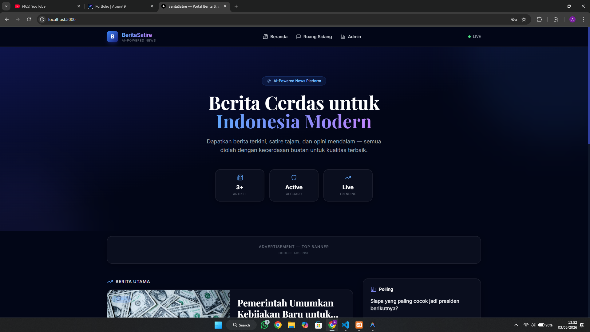Personal Blog Platform